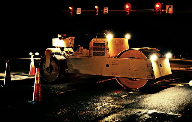Night_paving_01_roller By Gregory F. Maxwell