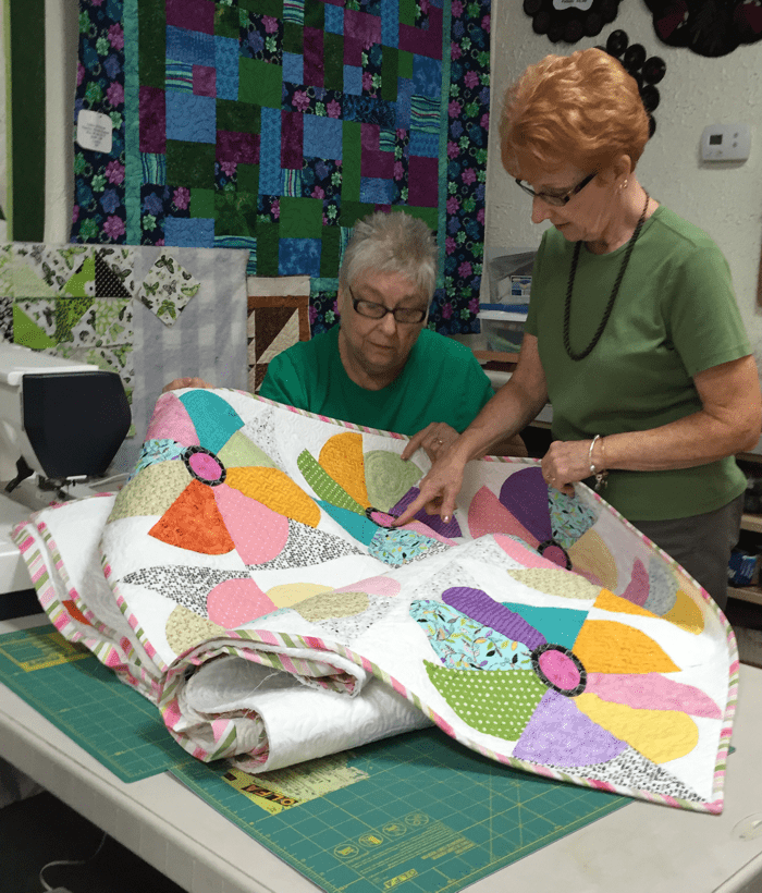 Plums on Quilt Lane offers classes, as well as a great selection of fabrics, notions, and personal service.