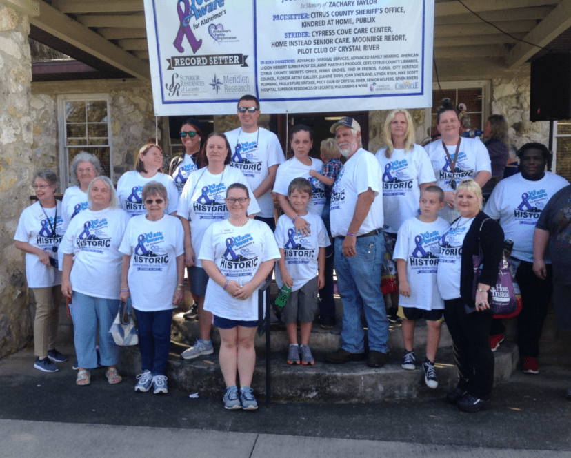 Walk for Alzheimers Group Photo