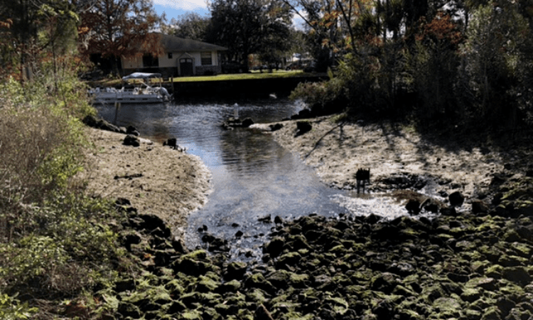 stormwater reentering crystal river