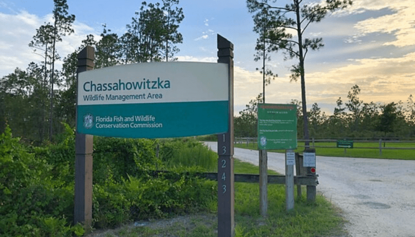 Chassahowitzka WMA main entrance