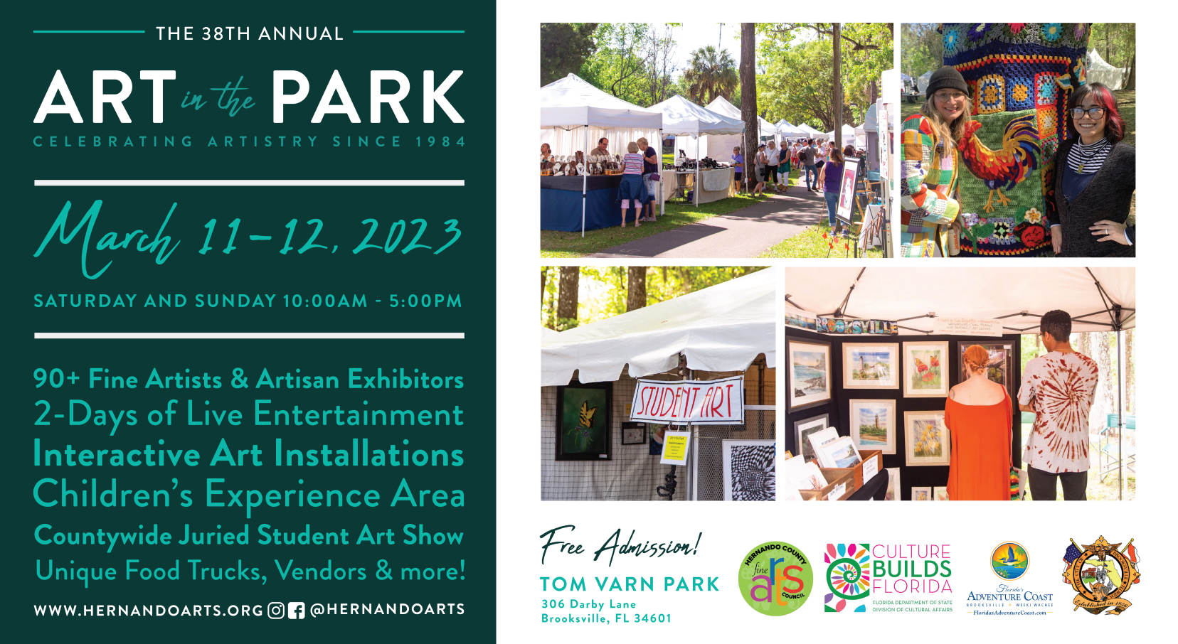 art in the park 2023