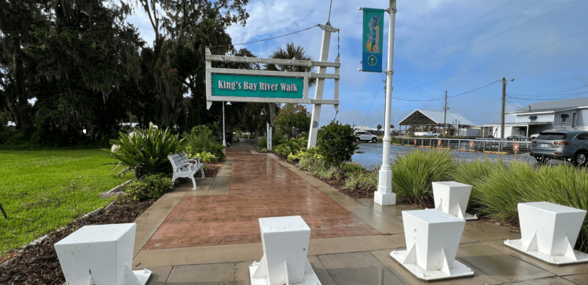 King's Bay Riverwalk in Crystal River by Sally White