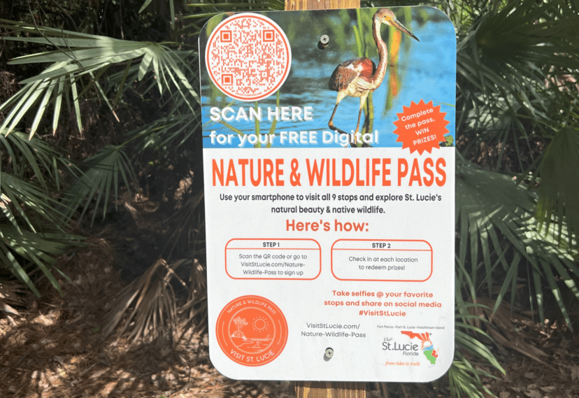 nature and wildlife pass sign