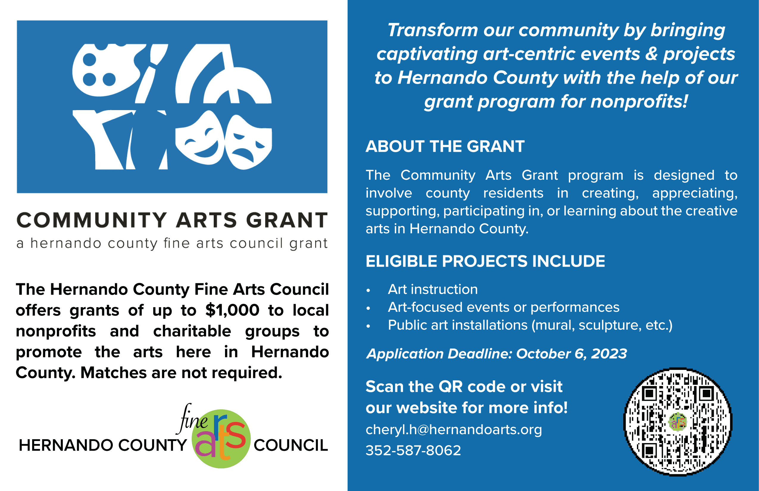 Community Arts Grants Program