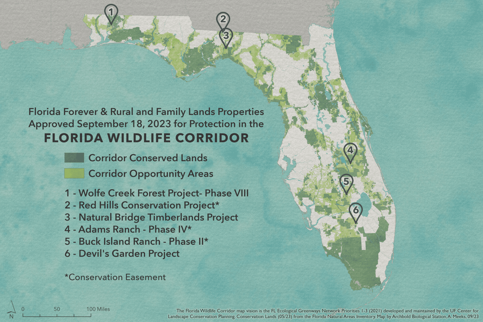 florida wildlife corridor map 9-23