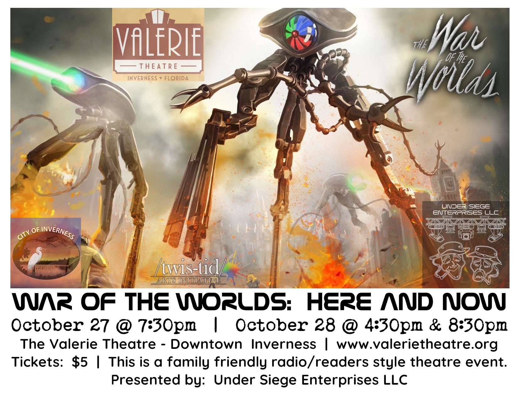 war of the worlds here and now